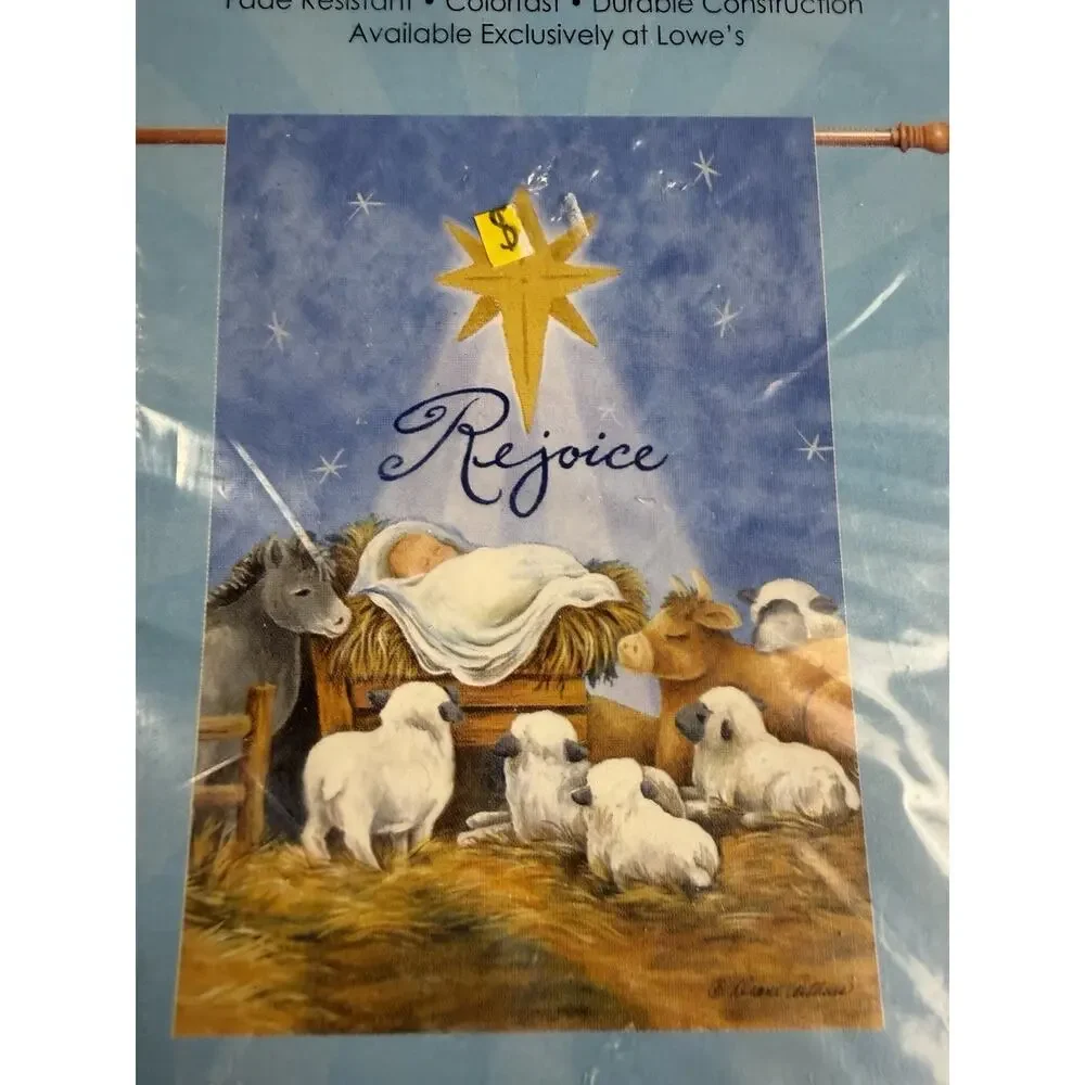Porch Yard Flag Christmas Nativity 28
